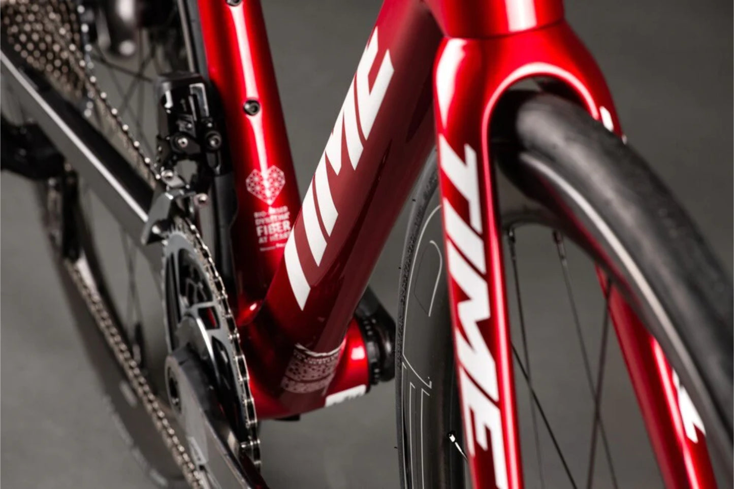 TIME Alpe D'Huez 01 Disc V12 Road Frameset Chroma Red