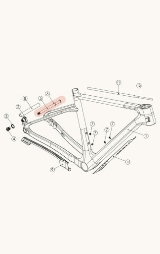 Factor 148 UDH M12X1.0 / 175MM Rear Axle For MTB