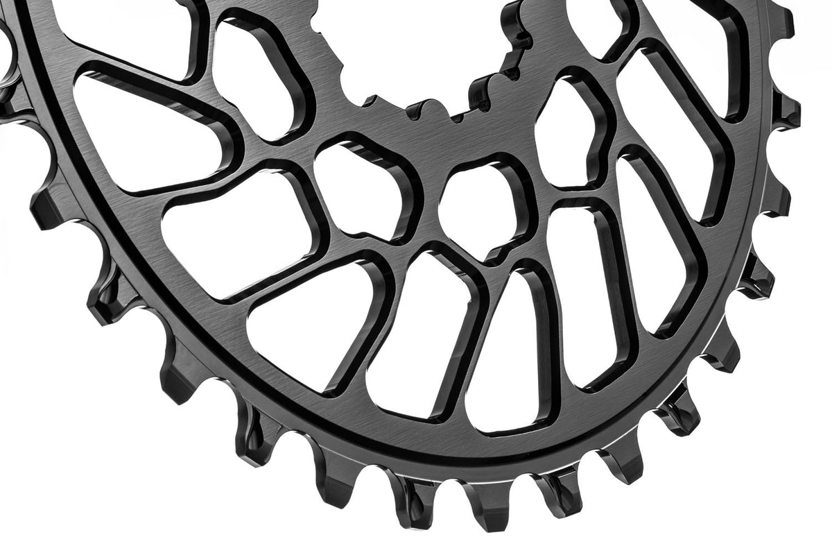 absoluteBLACK Round Premium SRAM DM Super Boost Narrow Wide Chainring - 0 Offset