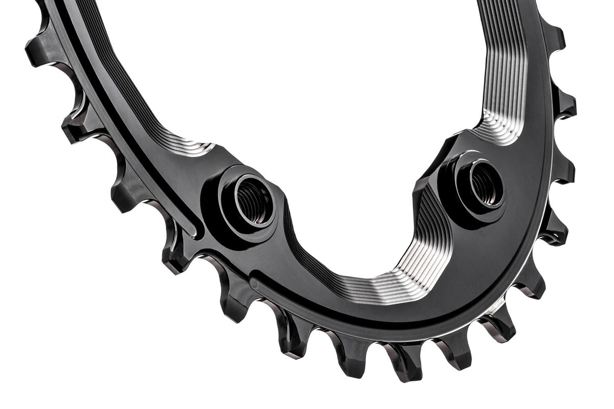 absoluteBLACK Oval Premium Shimano XTR M9000 Asymmetrical Narrow Wide Chainring
