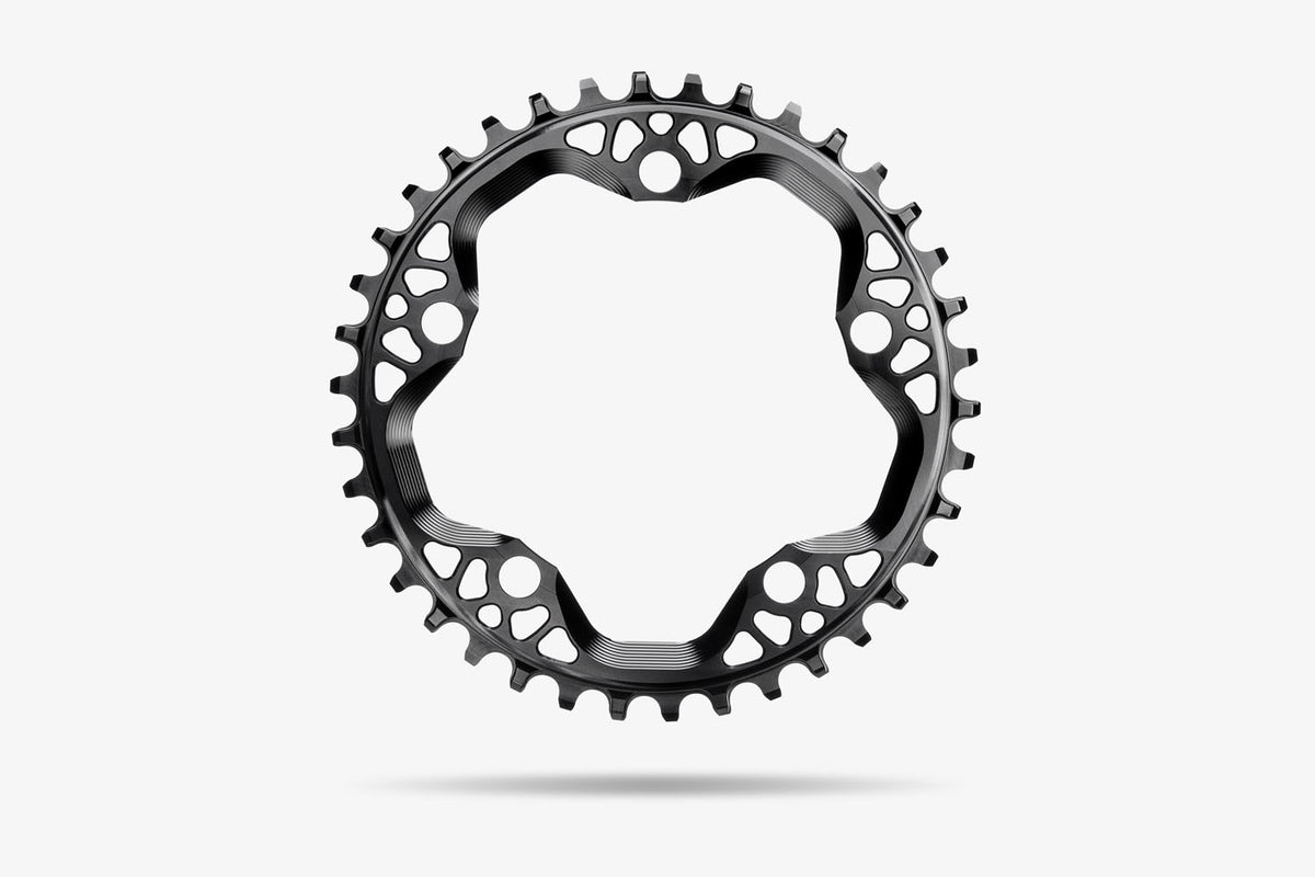 absoluteBLACK Round Premium 110BCD 5 Hole CX Narrow Wide Chainring