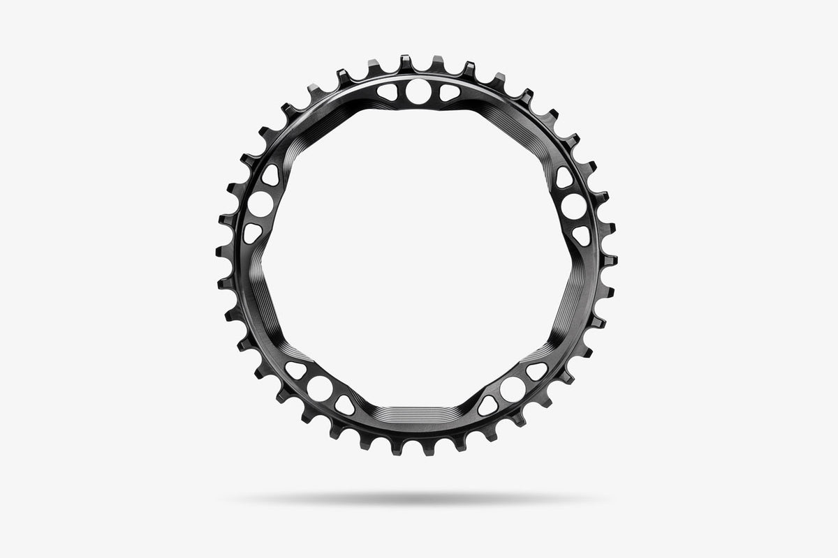 absoluteBLACK Round Premium 130BCD 5 Hole CX Narrow Wide Chainring