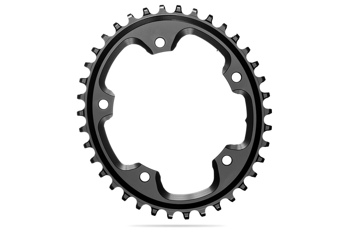 absoluteBLACK Oval Premium Shimano CX 1X 110BCD 5 Hole Narrow Wide Chainring