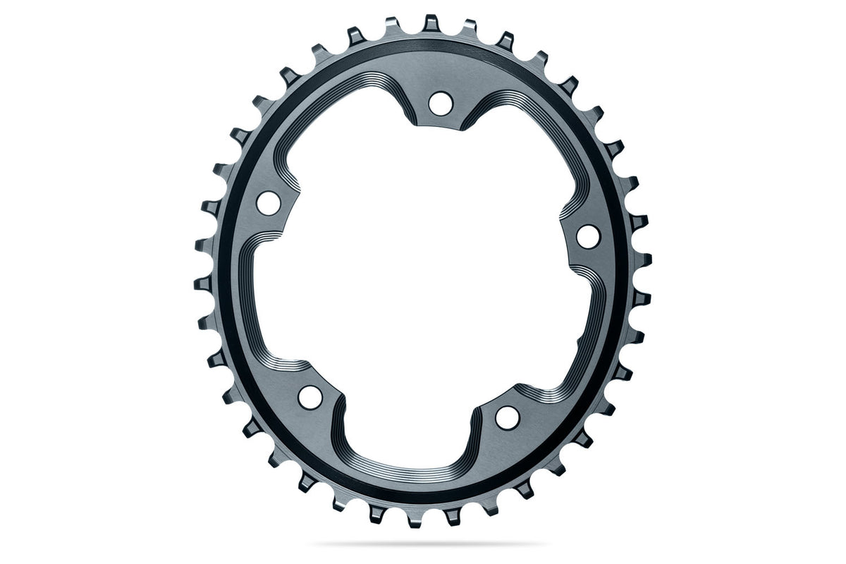 absoluteBLACK Oval Premium Shimano CX 1X 110BCD 5 Hole Narrow Wide Chainring