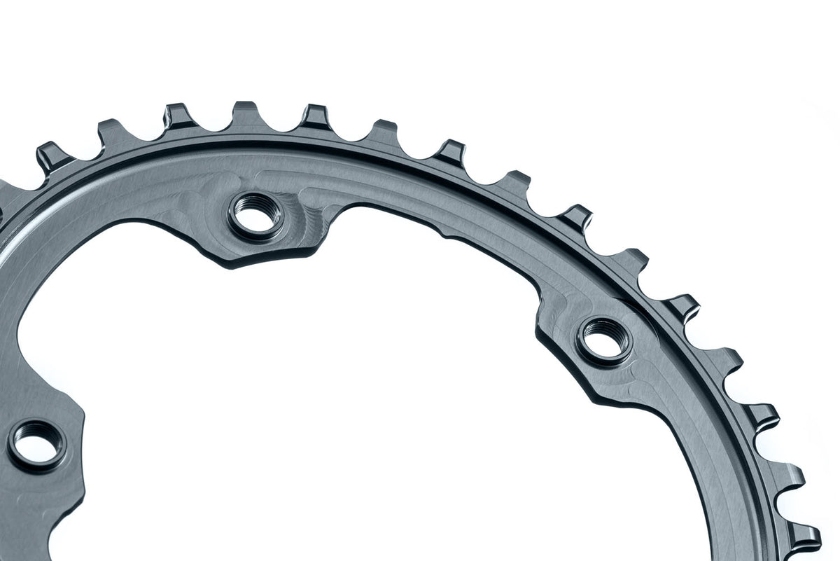 absoluteBLACK Oval Premium Shimano CX 1X 110BCD 5 Hole Narrow Wide Chainring