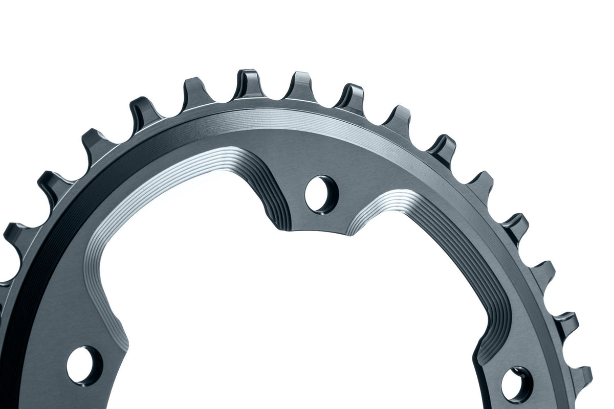absoluteBLACK Oval Premium Shimano CX 1X 110BCD 5 Hole Narrow Wide Chainring