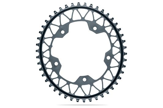 absoluteBLACK Oval Premium Shimano Gravel 1X 110BCD 5 Hole Narrow Wide Chainring