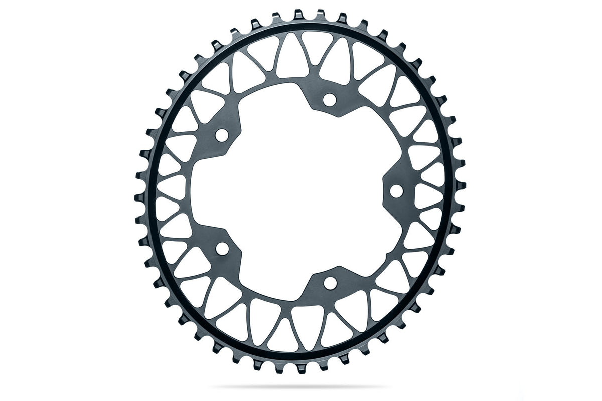absoluteBLACK Oval Premium Shimano Gravel 1X 110BCD 5 Hole Narrow Wide Chainring