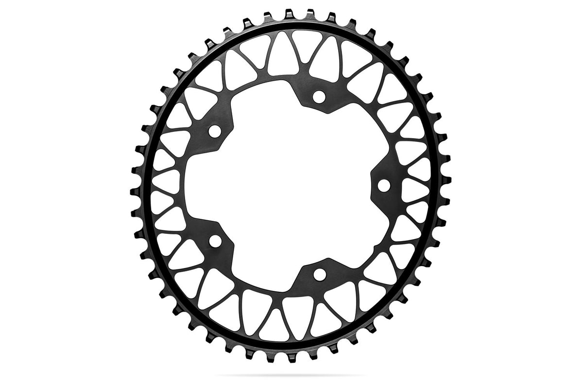 absoluteBLACK Oval Premium Shimano Gravel 1X 110BCD 5 Hole Narrow Wide Chainring