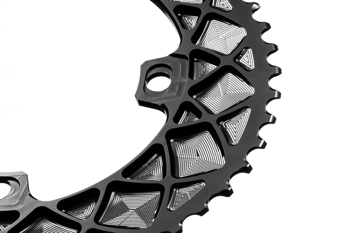 absoluteBLACK Oval Premium FSA ABS 110BCD 4 & 5(Hidden Bolt) 2X Chainring