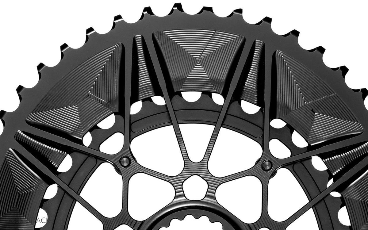 absoluteBLACK Oval Premium 2X for Cannondale Road Spidering - 50/34T
