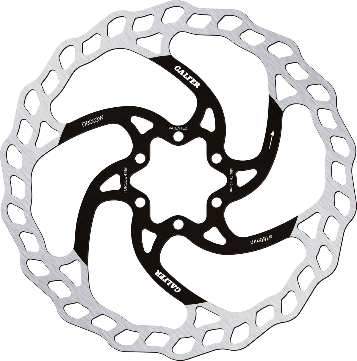 Galfer Disc Wave 6-Bolt Rotor 1.8mm