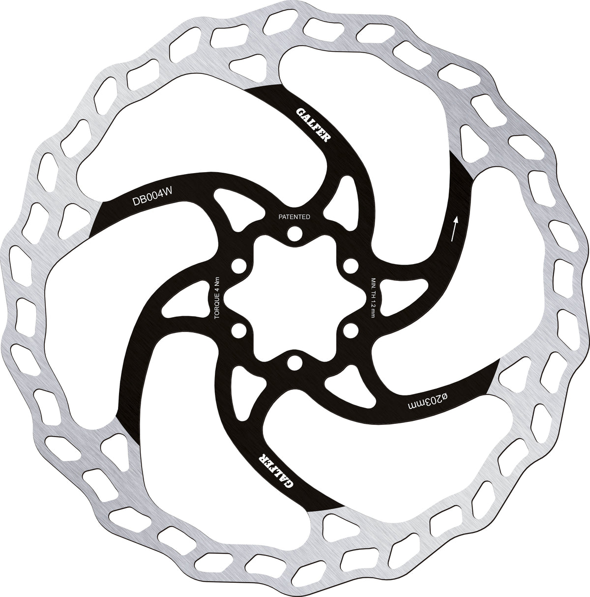 Galfer Disc Wave 6-Bolt Rotor 1.8mm