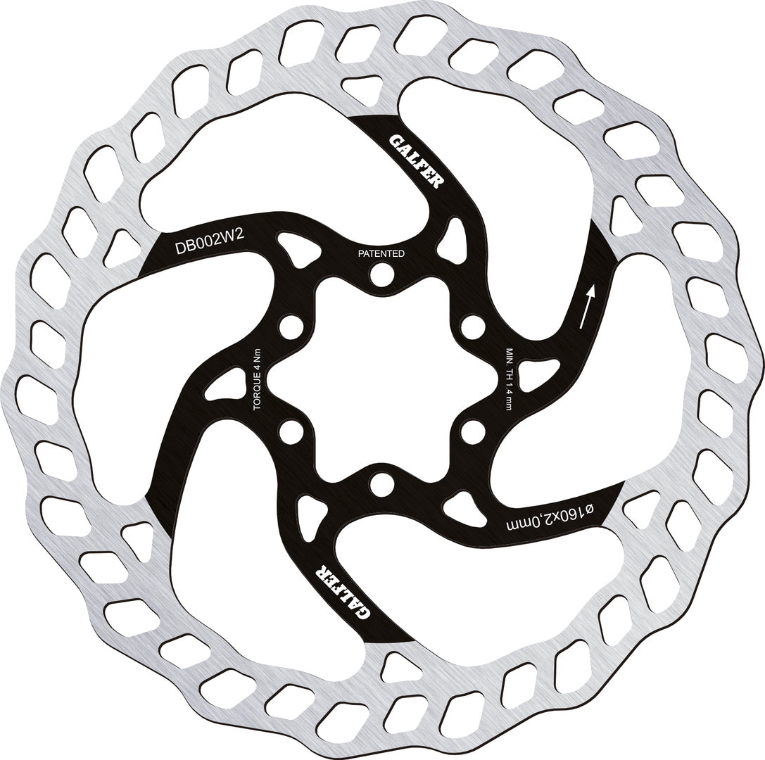 Galfer Disc Wave 6-Bolt Rotor 2.0mm