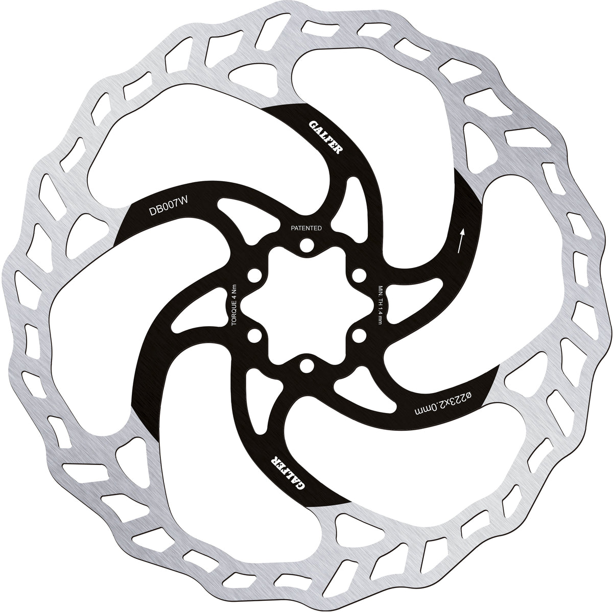 Galfer Disc Wave 6-Bolt Rotor 2.0mm