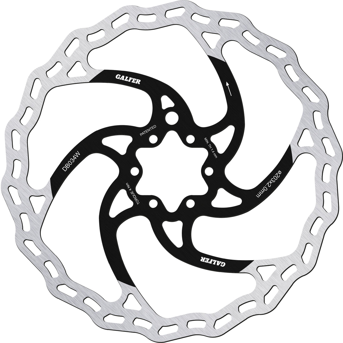 Galfer Disc Wave 6-Bolt Rotor 2.0mm