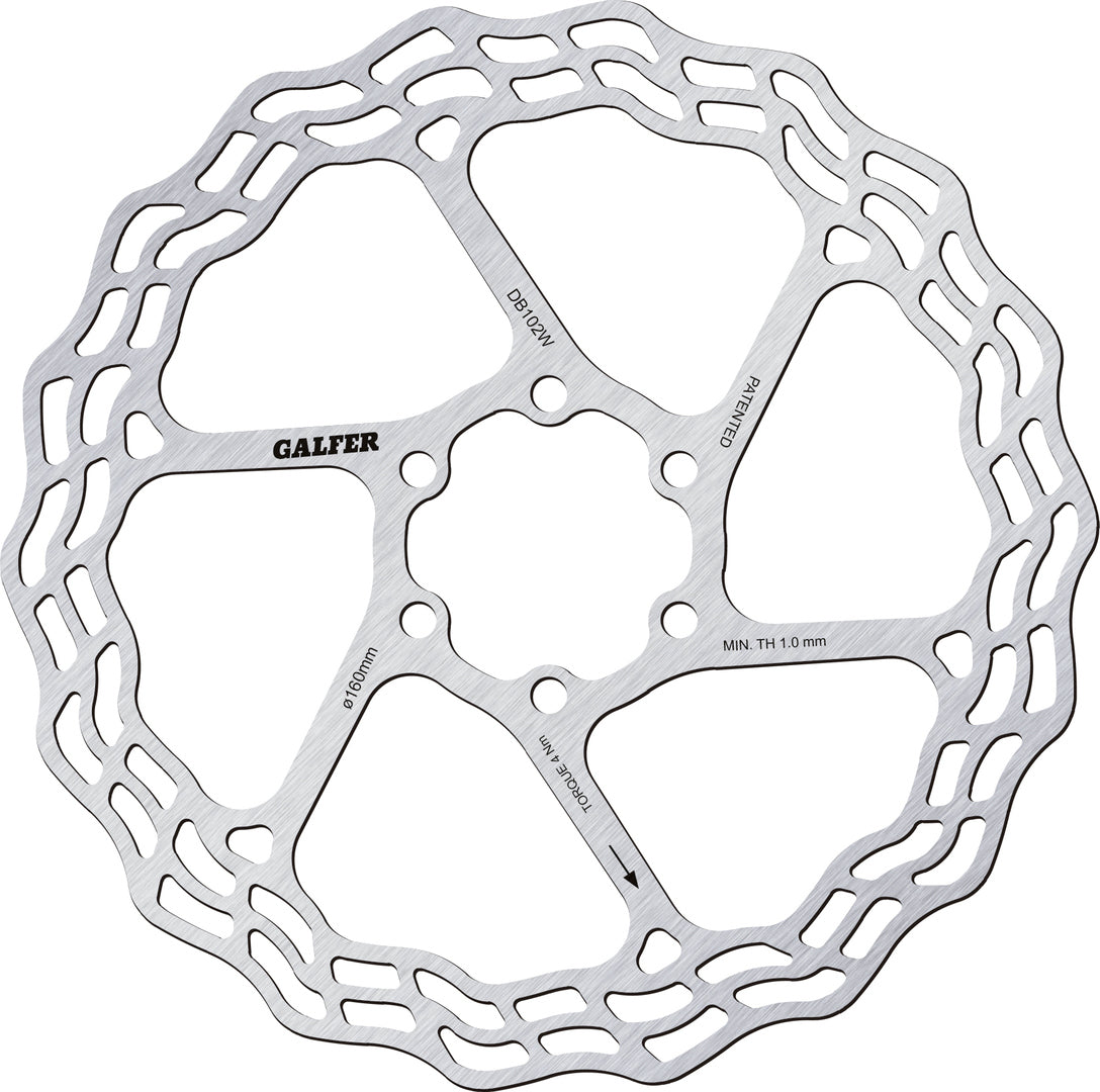 Galfer Disc Wave Road 6-Bolt Rotor