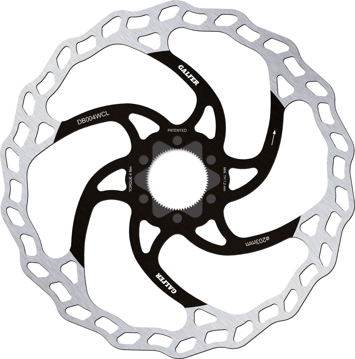 Galfer Disc Wave Centre Lock Rotor 1.8mm
