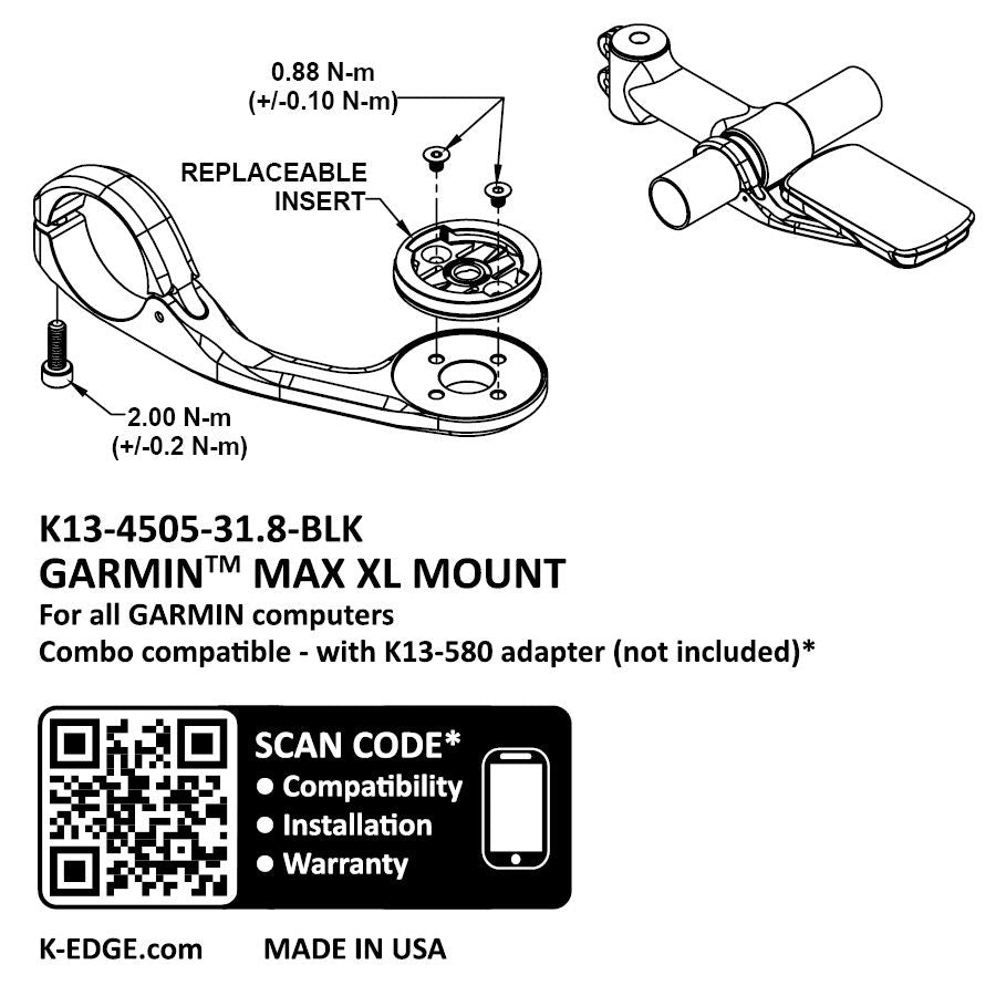 K-Edge MAX XL Mount