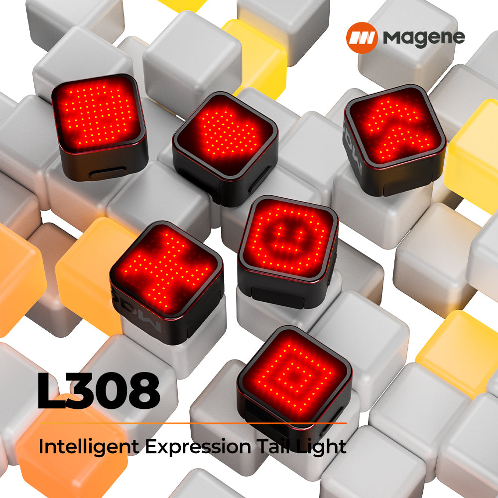 Magene L308 Intelligent Expression Tail Light (inc. Seat Post Mount)