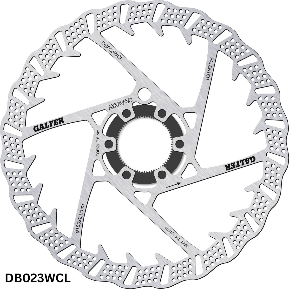 Galfer Disc Shark Centre Lock Rotor 2.0mm