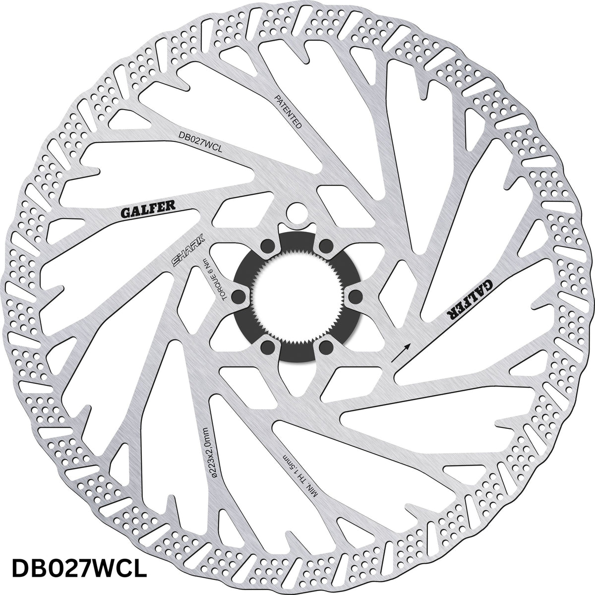 Galfer Disc Shark Centre Lock Rotor 2.0mm
