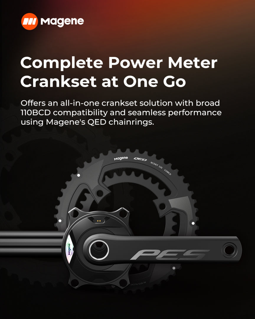 Magene PES P515 Power Meter Crankset (inc. 24mm Spindle)