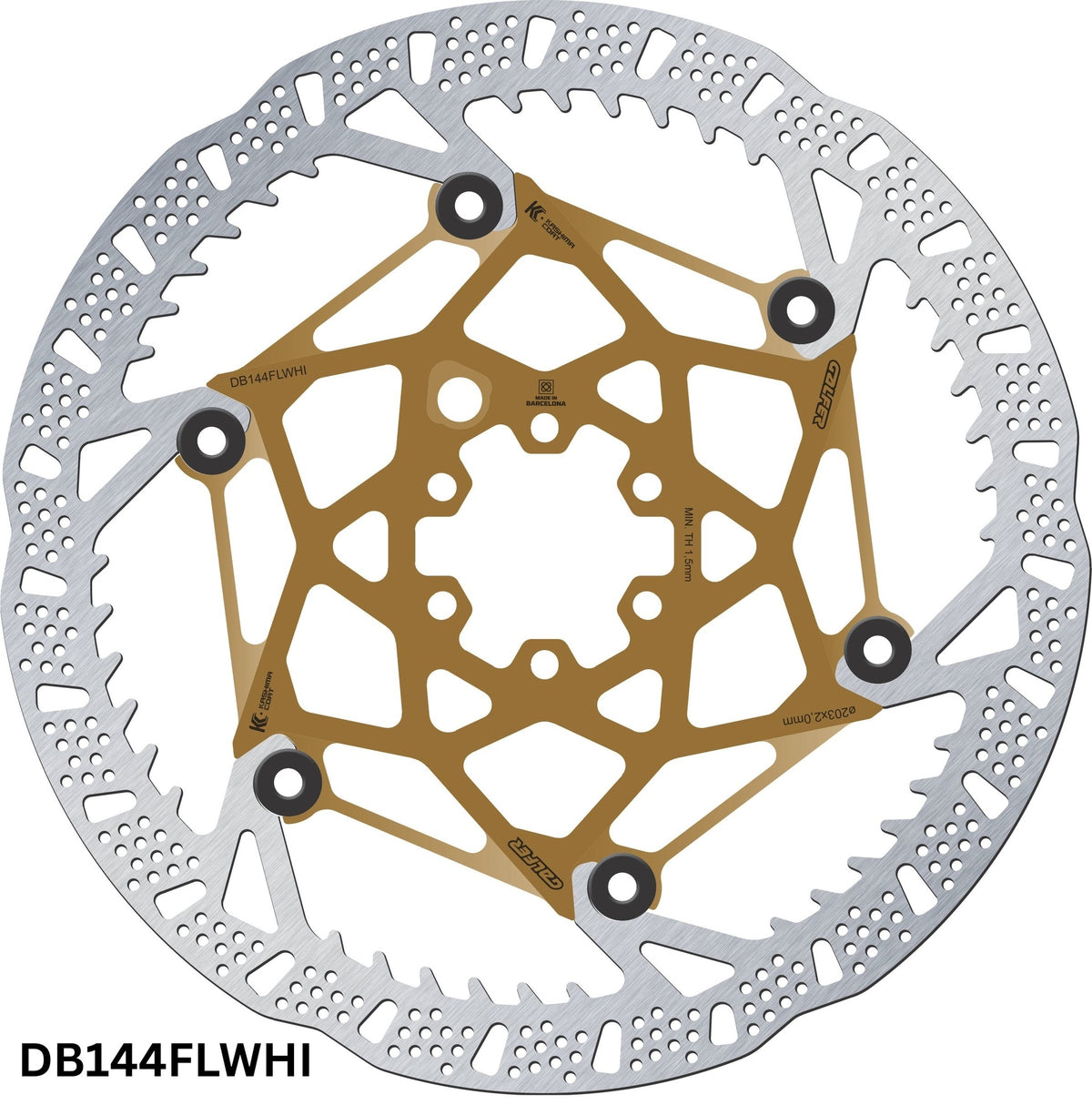 Galfer Disc Shark EVO 6-Bolt Rotor 2.0mm