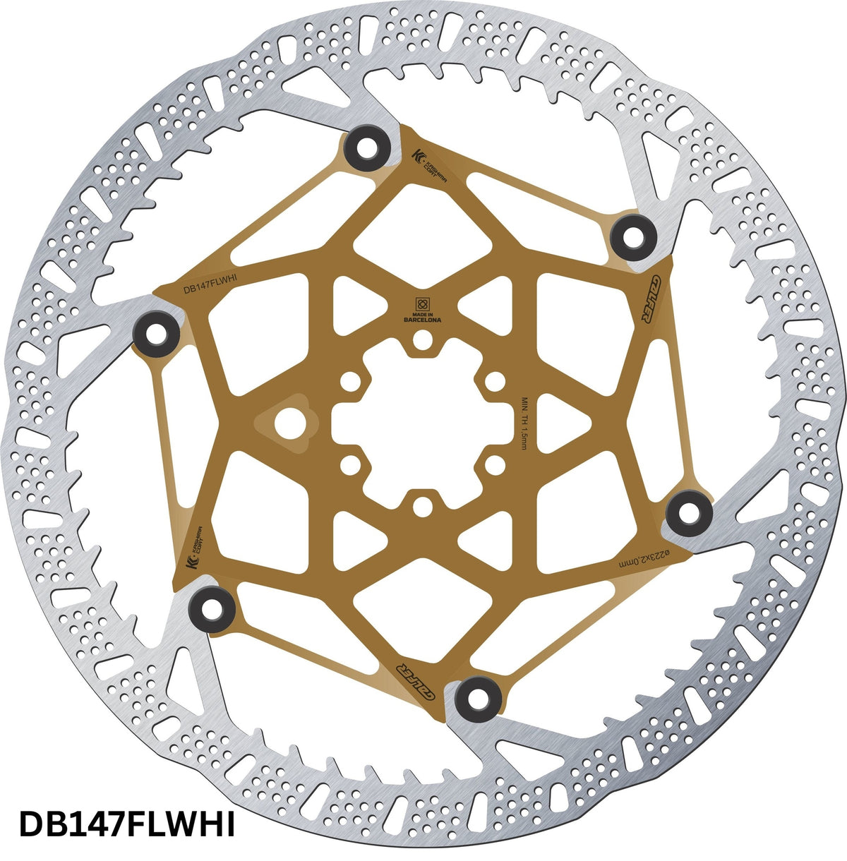 Galfer Disc Shark EVO 6-Bolt Rotor 2.0mm