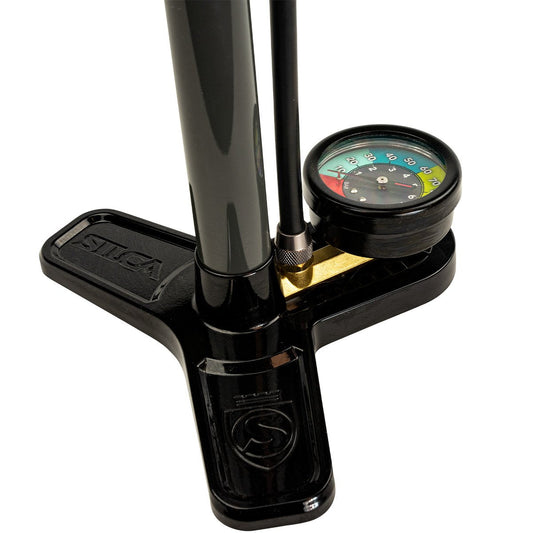 Silca Pista Plus Floor Pump - Grey