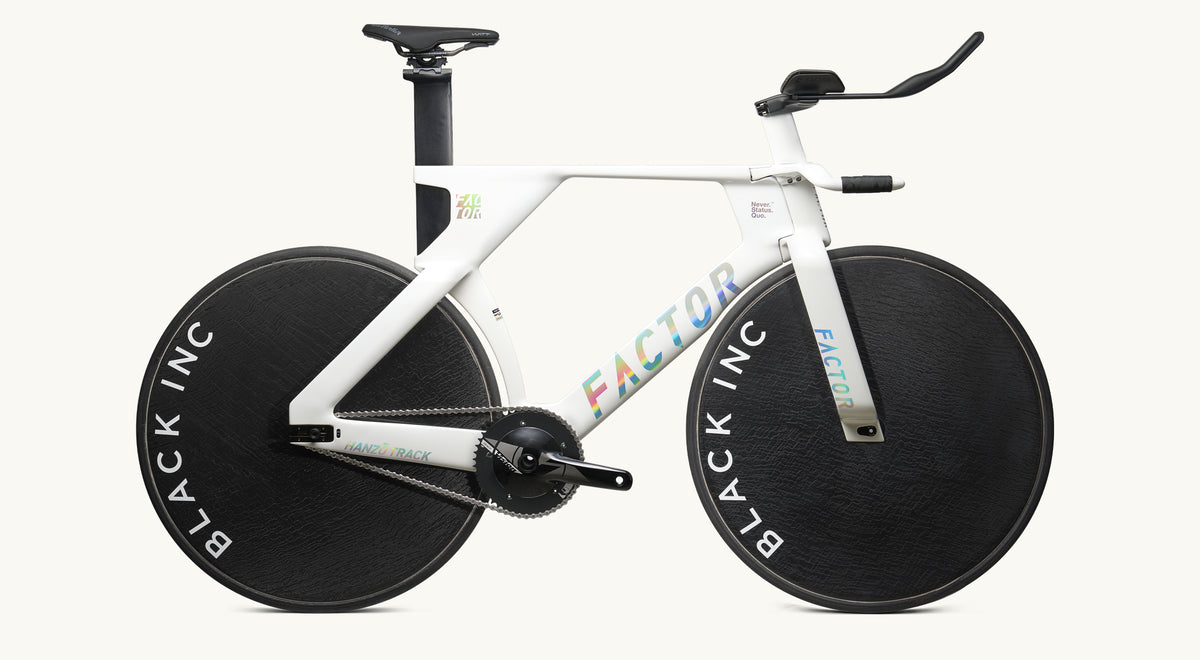 Factor HANZŌ Track - Frameset - White Chrome