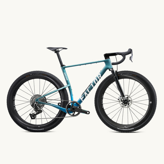 Factor SARANA Suspension - Frameset - Cyan Blue