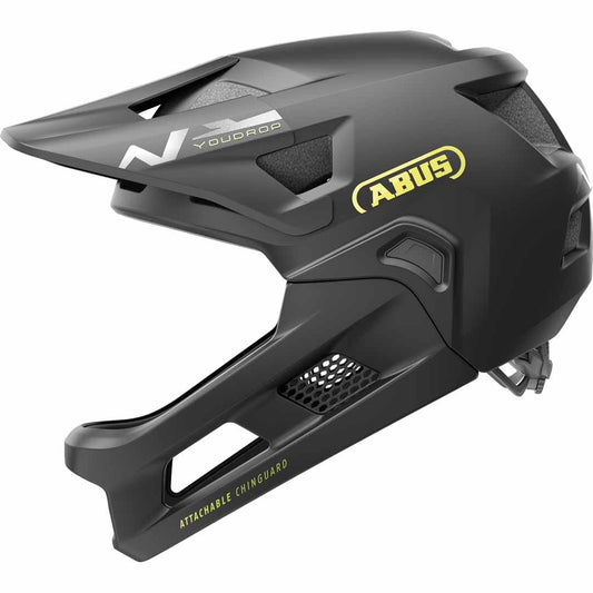 ABUS YouDrop FF Full-Face MTB Helmet - Velvet Black, S