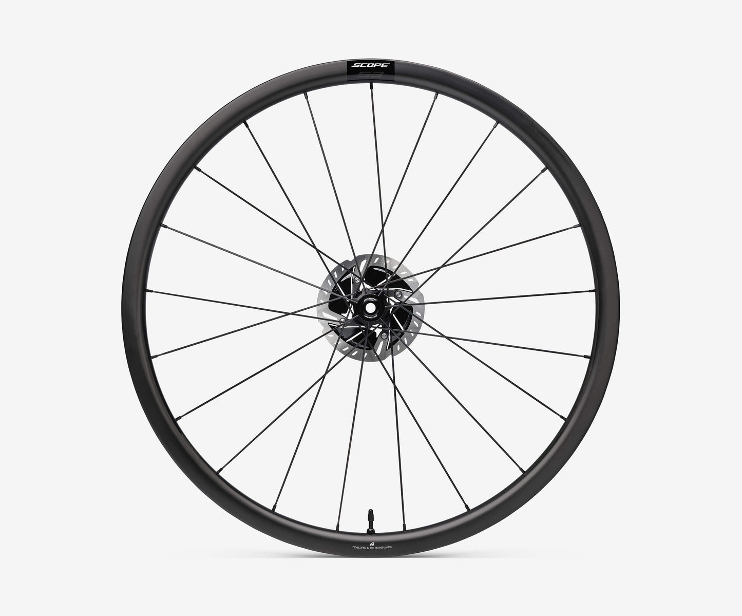 Scope S3 Carbon Road Tubeless Disc Wheelset - Black