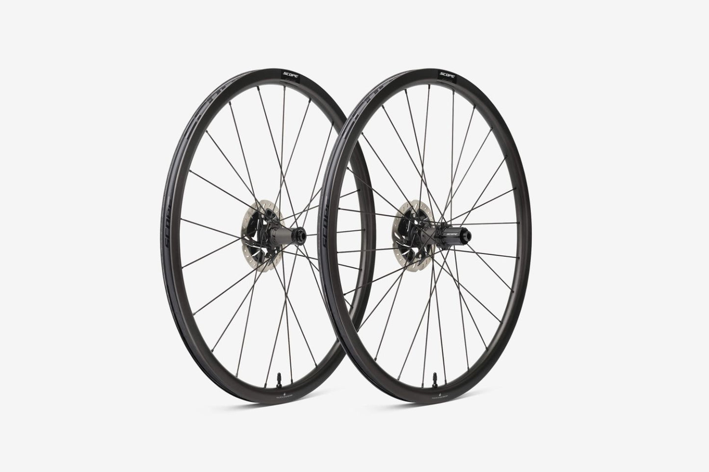 Scope S3 Carbon Road Tubeless Disc Wheelset - Black