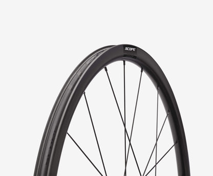 Scope S3 Carbon Road Tubeless Disc Wheelset - Black