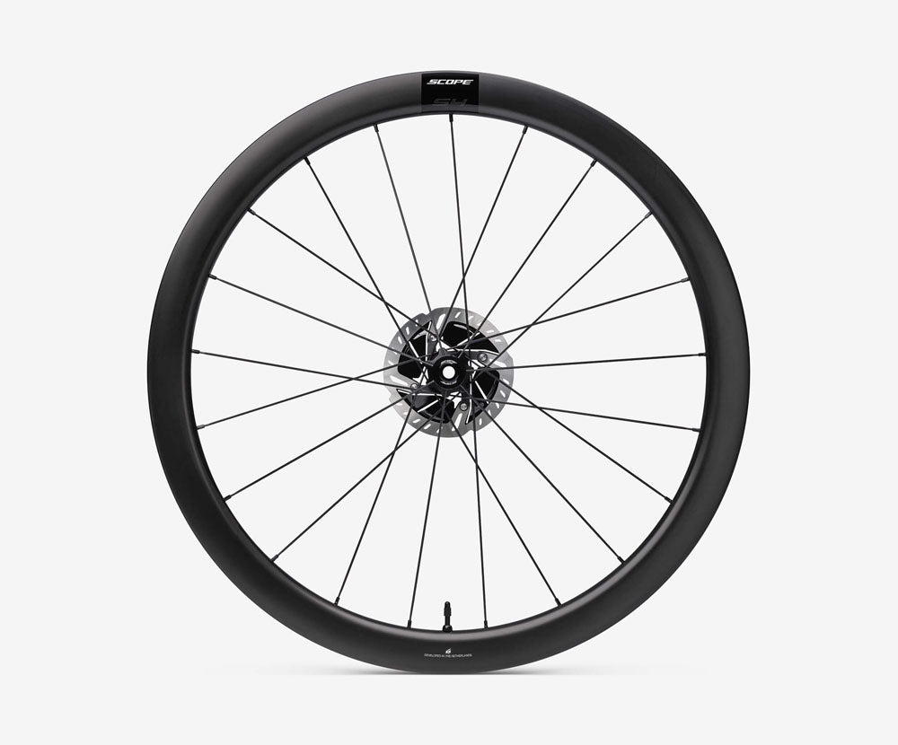 Scope S4 Carbon Road Tubeless Disc Wheelset - Black