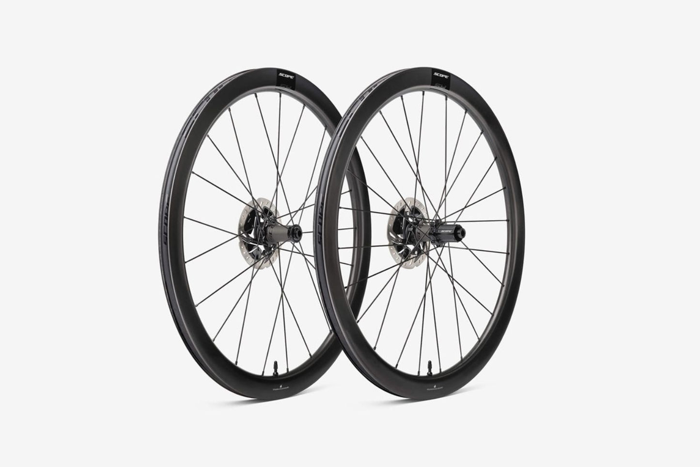 Scope S4 Carbon Road Tubeless Disc Wheelset - Black