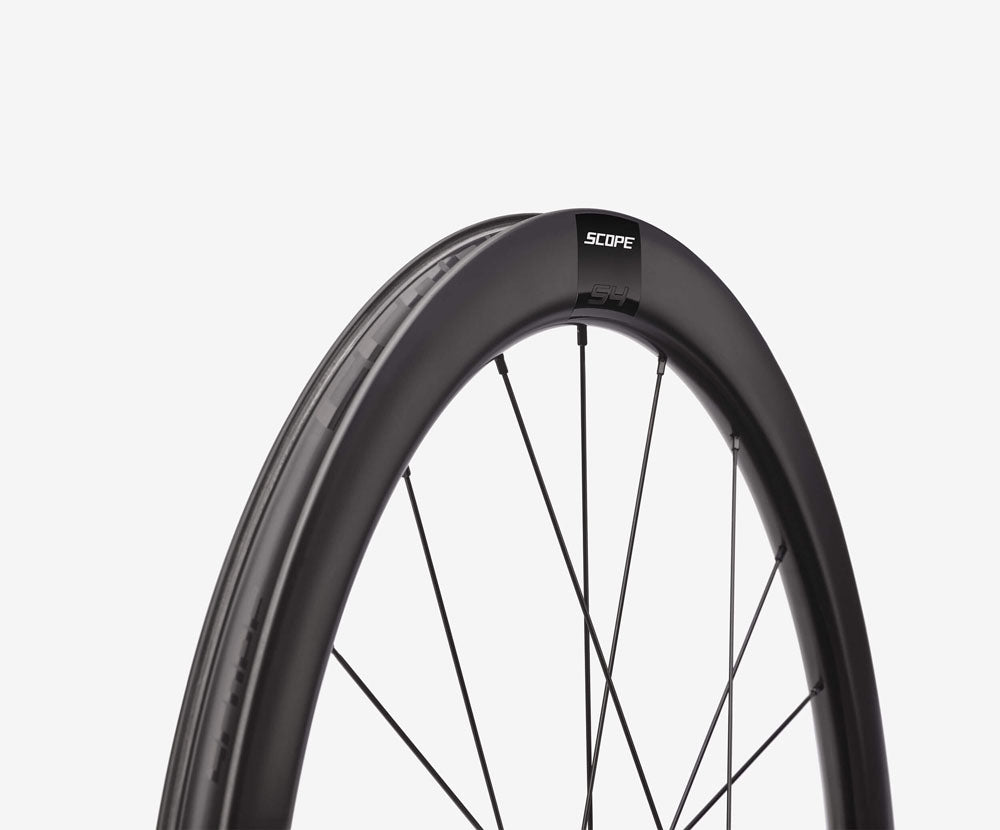 Scope S4 Carbon Road Tubeless Disc Wheelset - Black