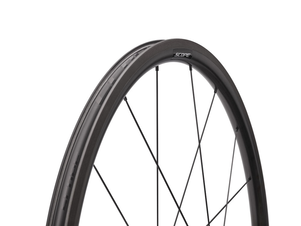 Scope S3 Carbon Road Rim Wheelset - Black