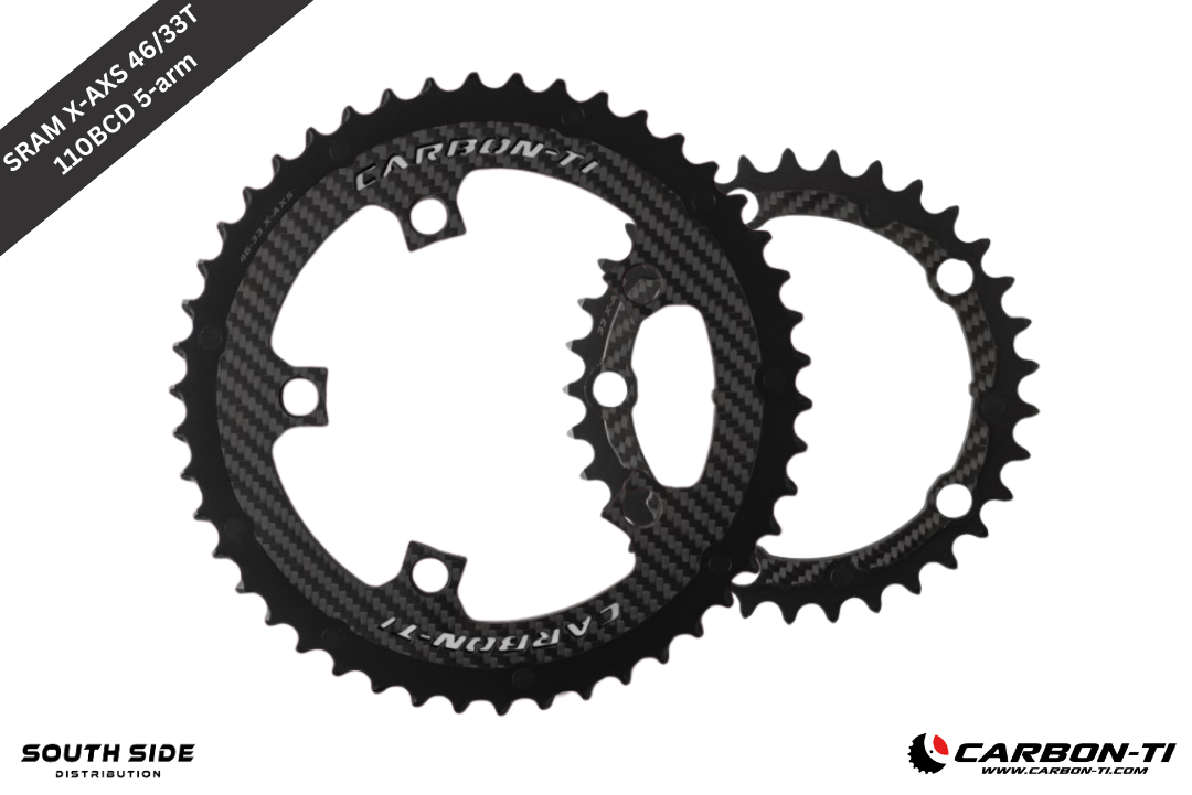 Carbon-Ti X-CarboRing X-AXS Chainring Set