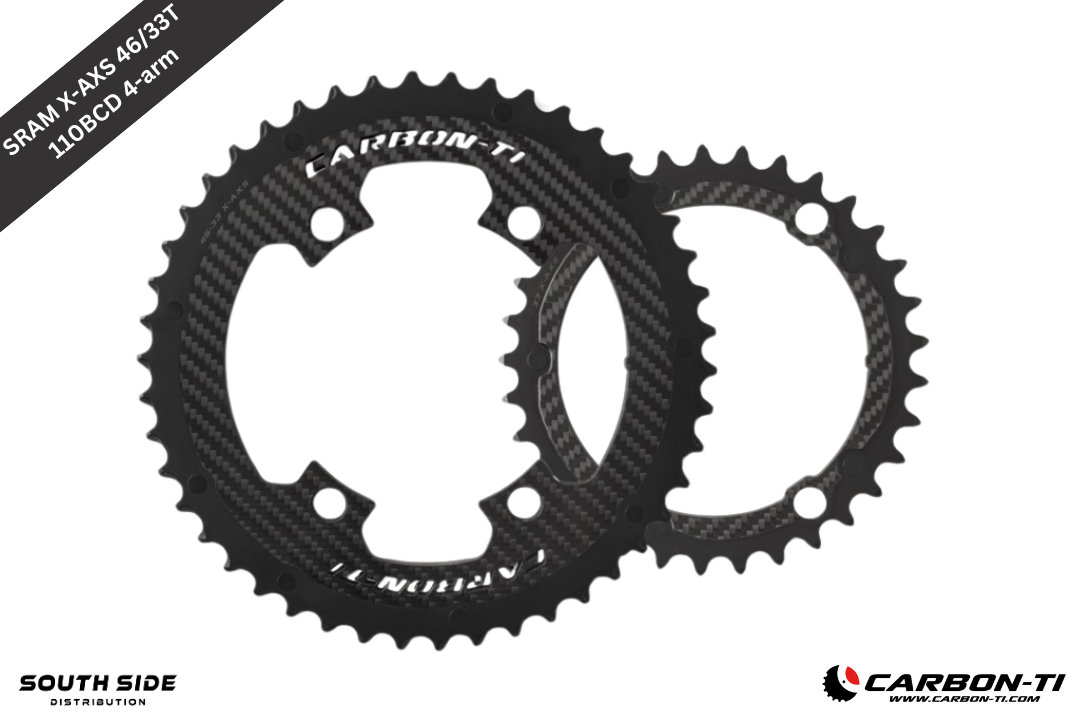 Carbon-Ti X-CarboRing X-AXS Chainring Set