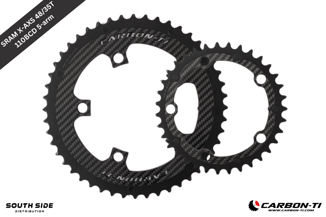 Carbon-Ti X-CarboRing X-AXS Chainring Set