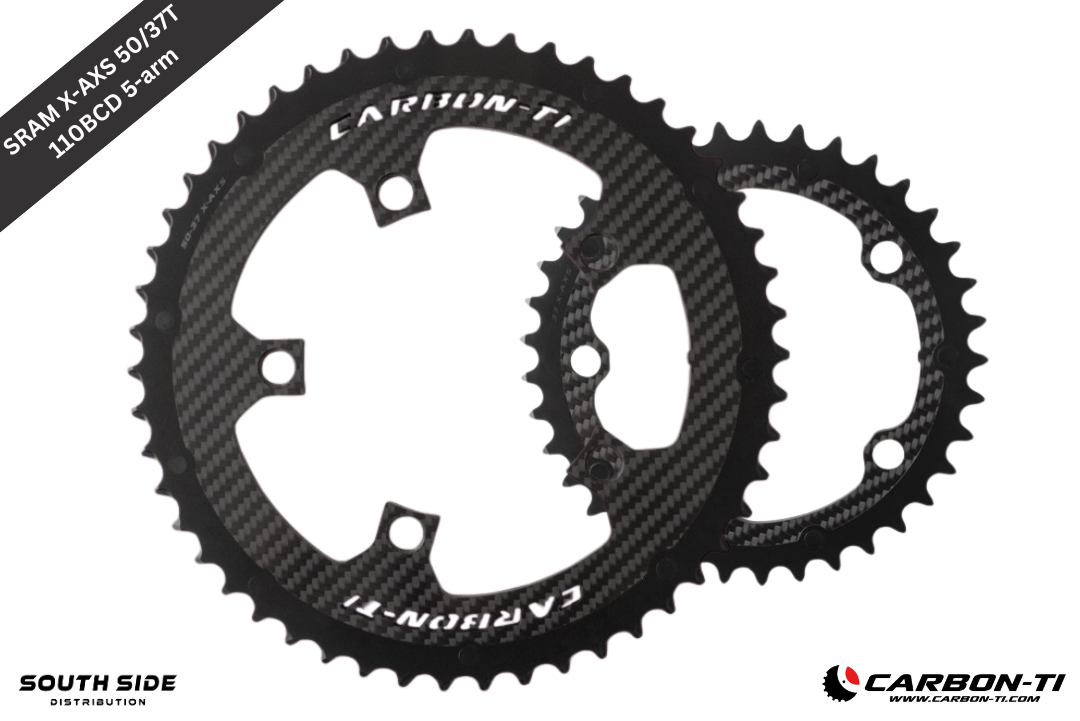 Carbon-Ti X-CarboRing X-AXS Chainring Set