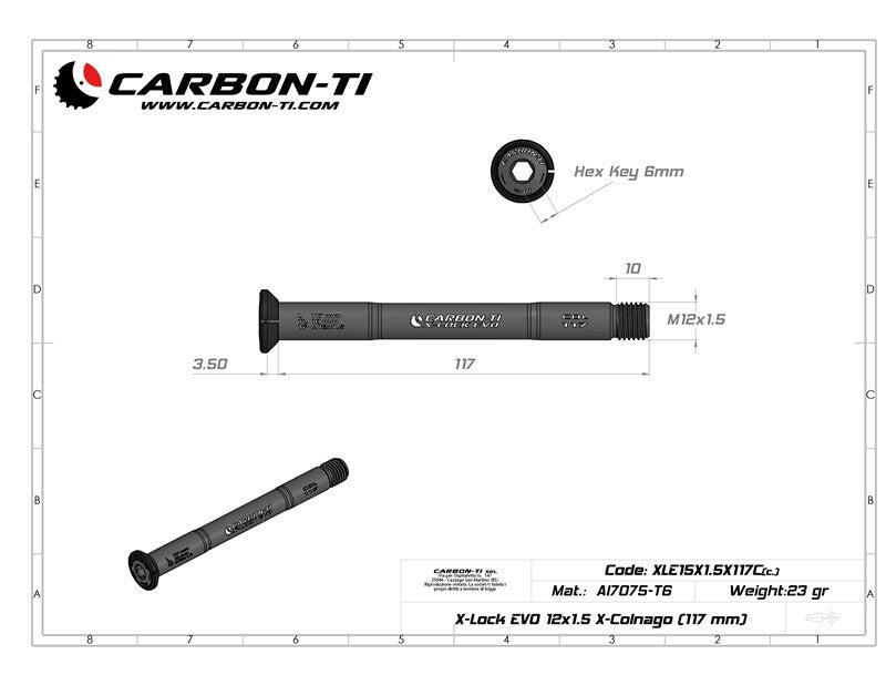 Carbon-Ti X-Lock EVO Thru Axle