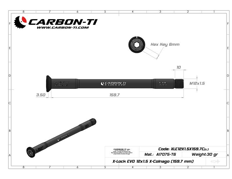 Carbon-Ti X-Lock EVO Thru Axle