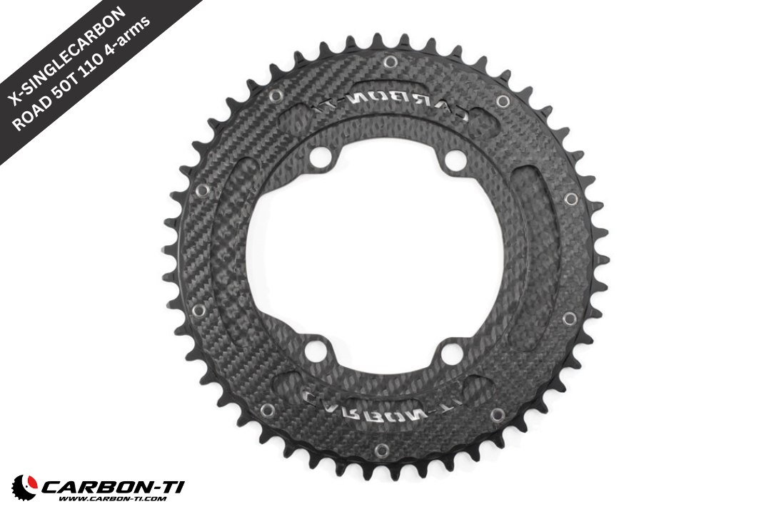 Carbon-Ti X-SingleCarbon Road 1x Chainring