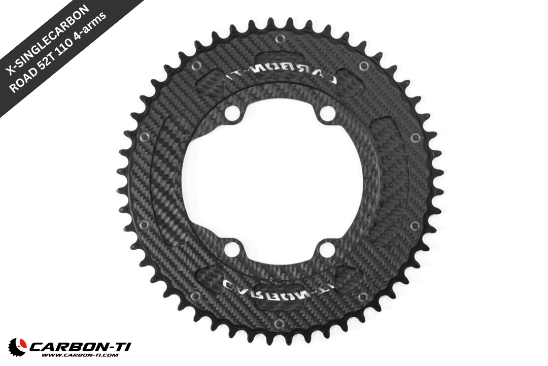 Carbon-Ti X-SingleCarbon Road 1x Chainring