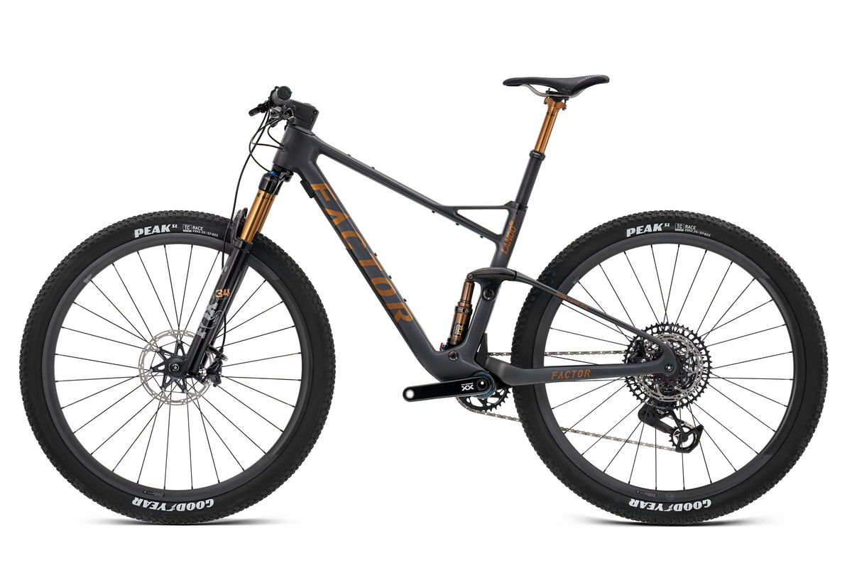 Factor LANDO XC - Frameset - Onyx / Radiant Copper