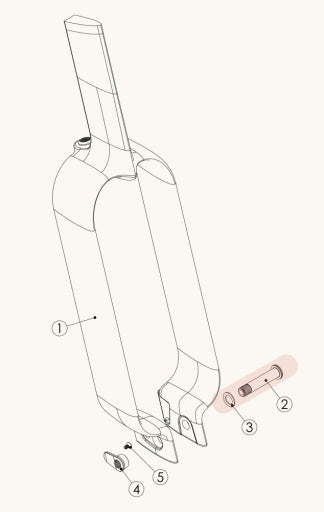 Factor M12X1.5 / 60MM Front Axle For Track